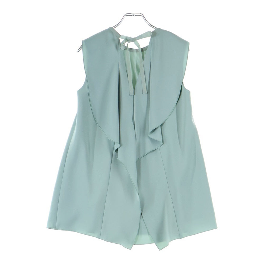 FOXEY(フォクシー) イザベルラッフルタンク ノースリーブブラウス カットソー レディース グリーン 38637-NSTFN120PR