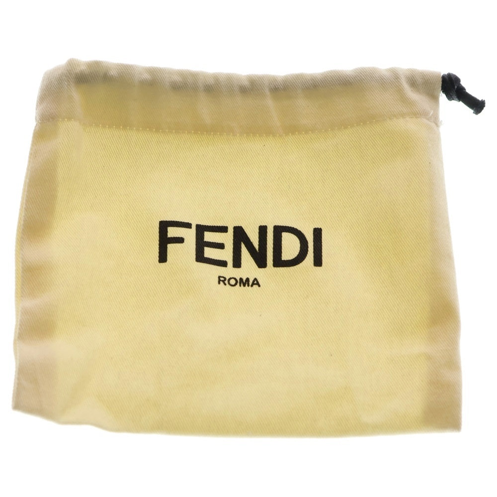 FENDI(フェンディ) ズッカ柄 ストラップ ユー ロング バックショルダーストラップ グレー/ブラック 8AV077 レディース