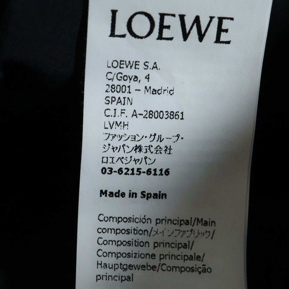 LOEWE(ロエベ) アナグラム ジャガード リバーシブル バケットハット ホワイト/ブラック K820HB1X13 レディース