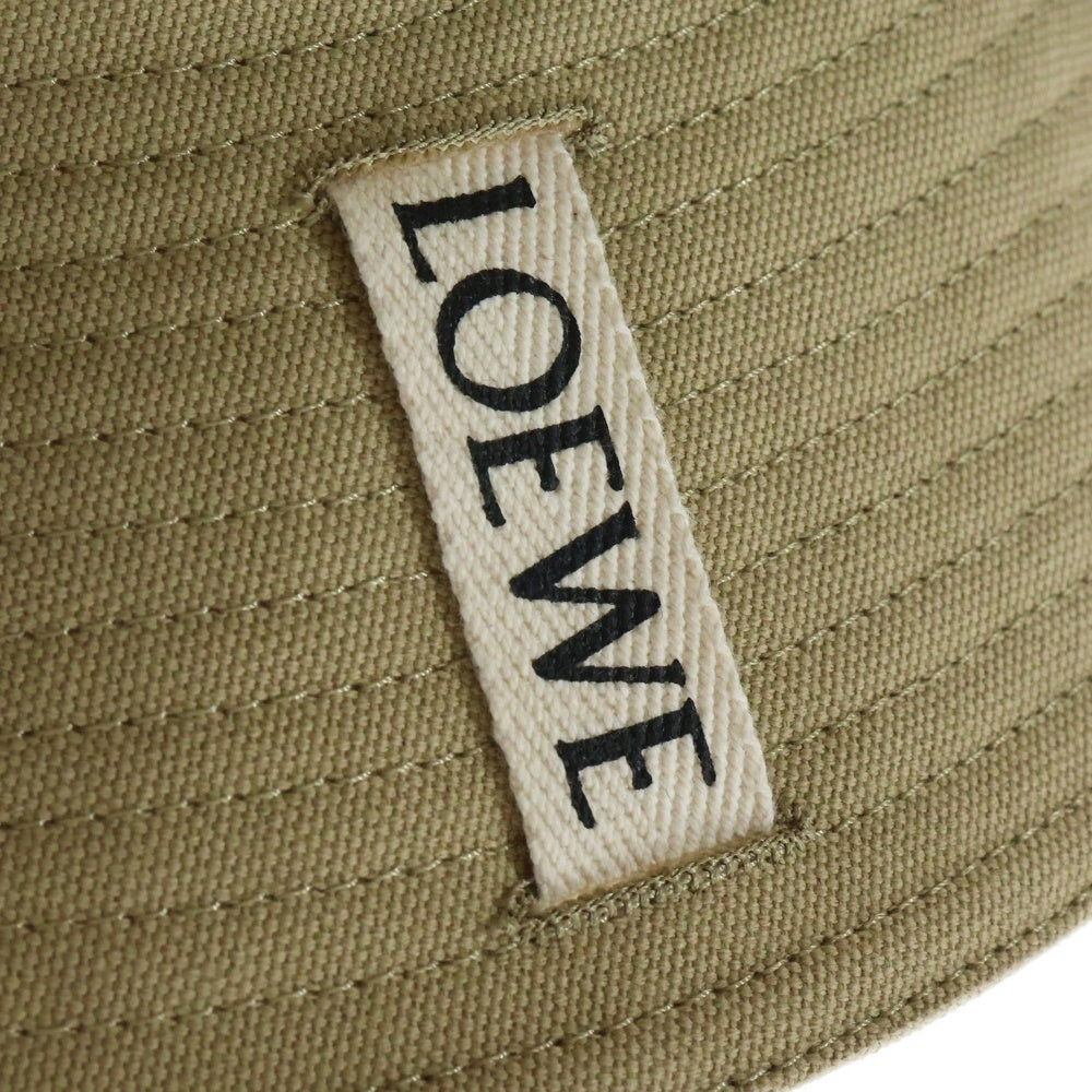 LOEWE(ロエベ) ×PAULA'S IBIZA パウラズイビザ フィッシャーマン コットンバケットハット 帽子 ベージュ K820HF1X24 レディース