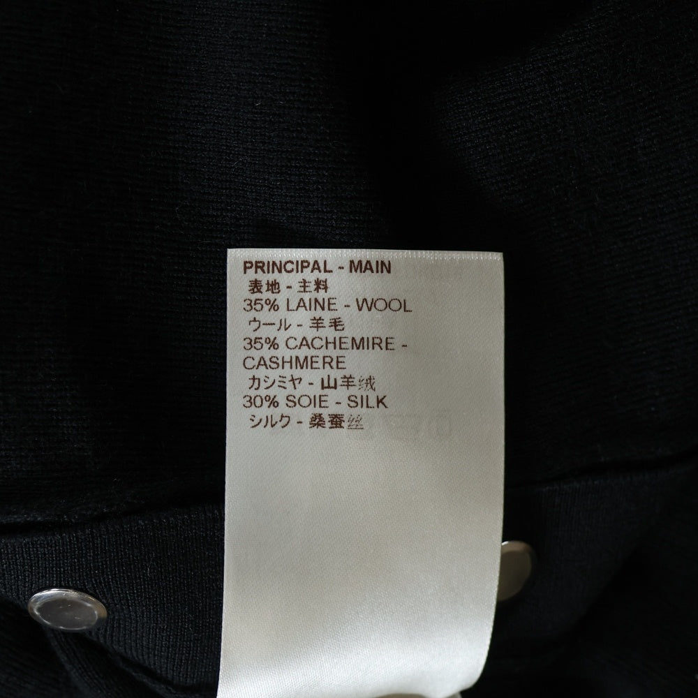 LOUIS VUITTON(ルイヴィトン) 17AW サイドスナップ ショートスリーブ ウールワンピース ドレス レディース ブラック RW172W MTS FDKD18