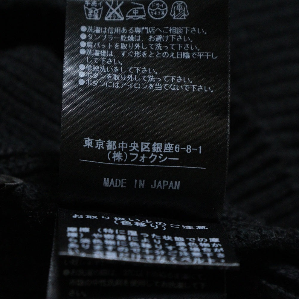 FOXEY(フォクシー) ハイゲージ タートルネックニットセーター レディース ブラック 29257-NATFF151MK