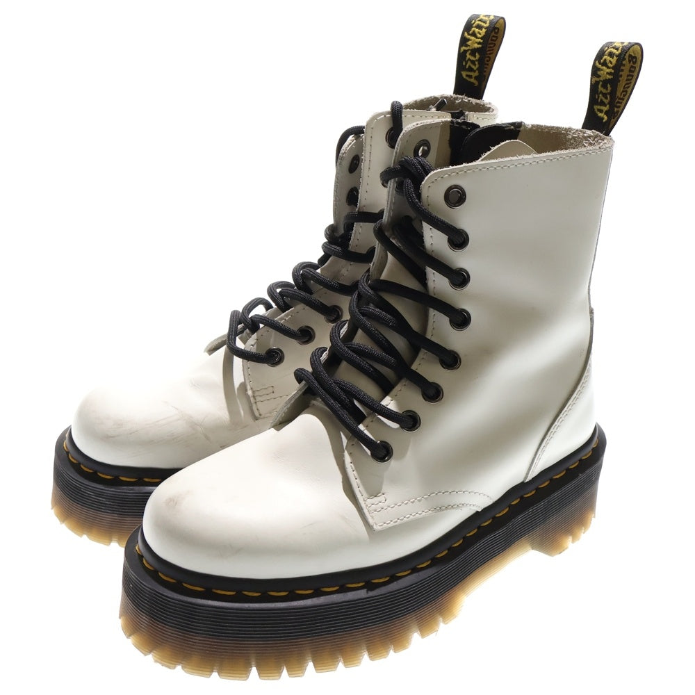 Dr.Martens(ドクターマーチン) JADON 8EYE BOOT ジェイドン 8ホール ハイソール レザーブーツ ホワイト 15265100 レディース