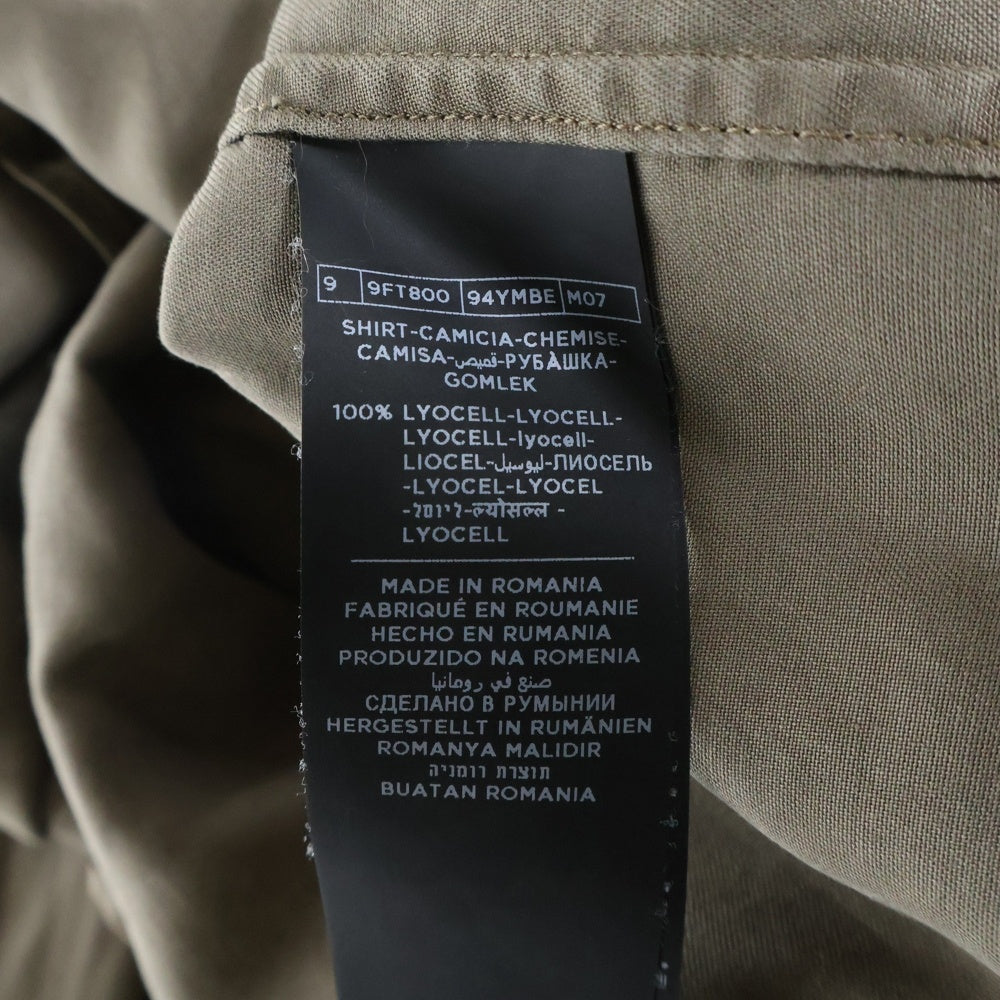 TOM FORD(トムフォード) ボタンダウン 長袖 シャツ カーキ 9FT800