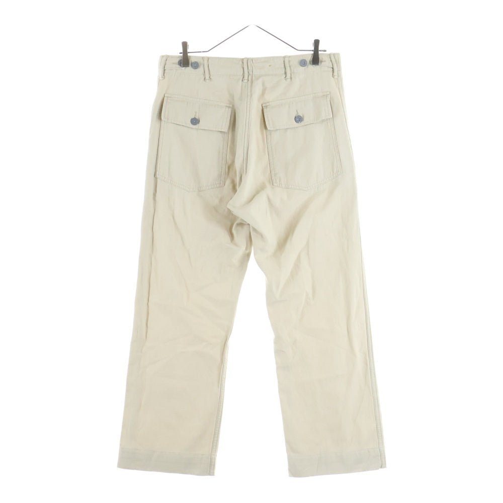 RRL(ダブルアールエル) 23SS × Ron Herman Cotton Linen Pants ロンハーマン コットン リネン パンツ ジャケット アイボリー
