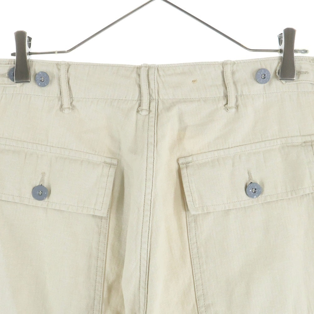 RRL(ダブルアールエル) 23SS × Ron Herman Cotton Linen Pants ロンハーマン コットン リネン パンツ ジャケット アイボリー