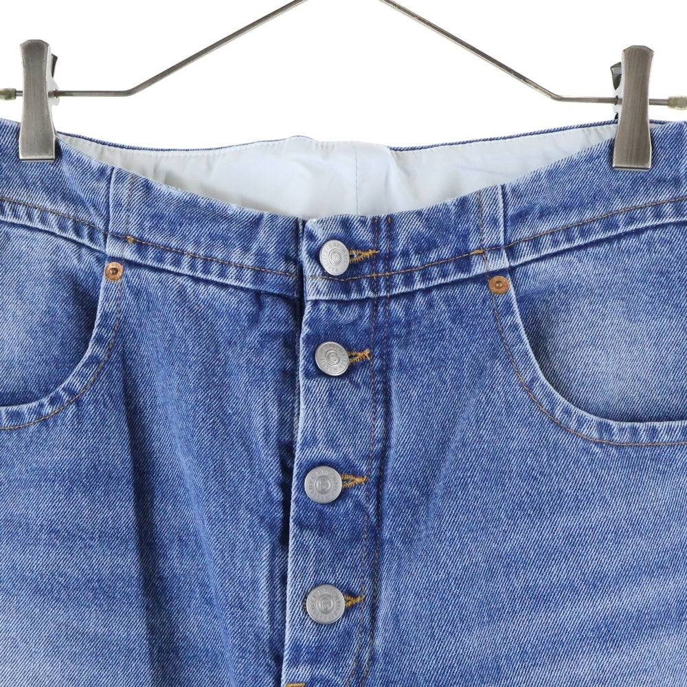 MM6 Maison Margiela(エムエムシックスメゾンマルジェラ) 22SS CARROT SHAPE WASHED DENIM JEANS キャロット シェイプ ウォッシュド デニム ジーンズ パンツ インディゴ S52LA0119 S30589