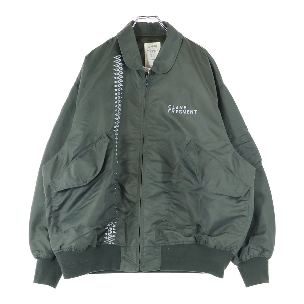 FRAGMENT DESIGN(フラグメントデザイン) ×CLANE CWU-36P JACKET クラネ ミリタリー フライトボンバージャケット カーキ 19101-0121