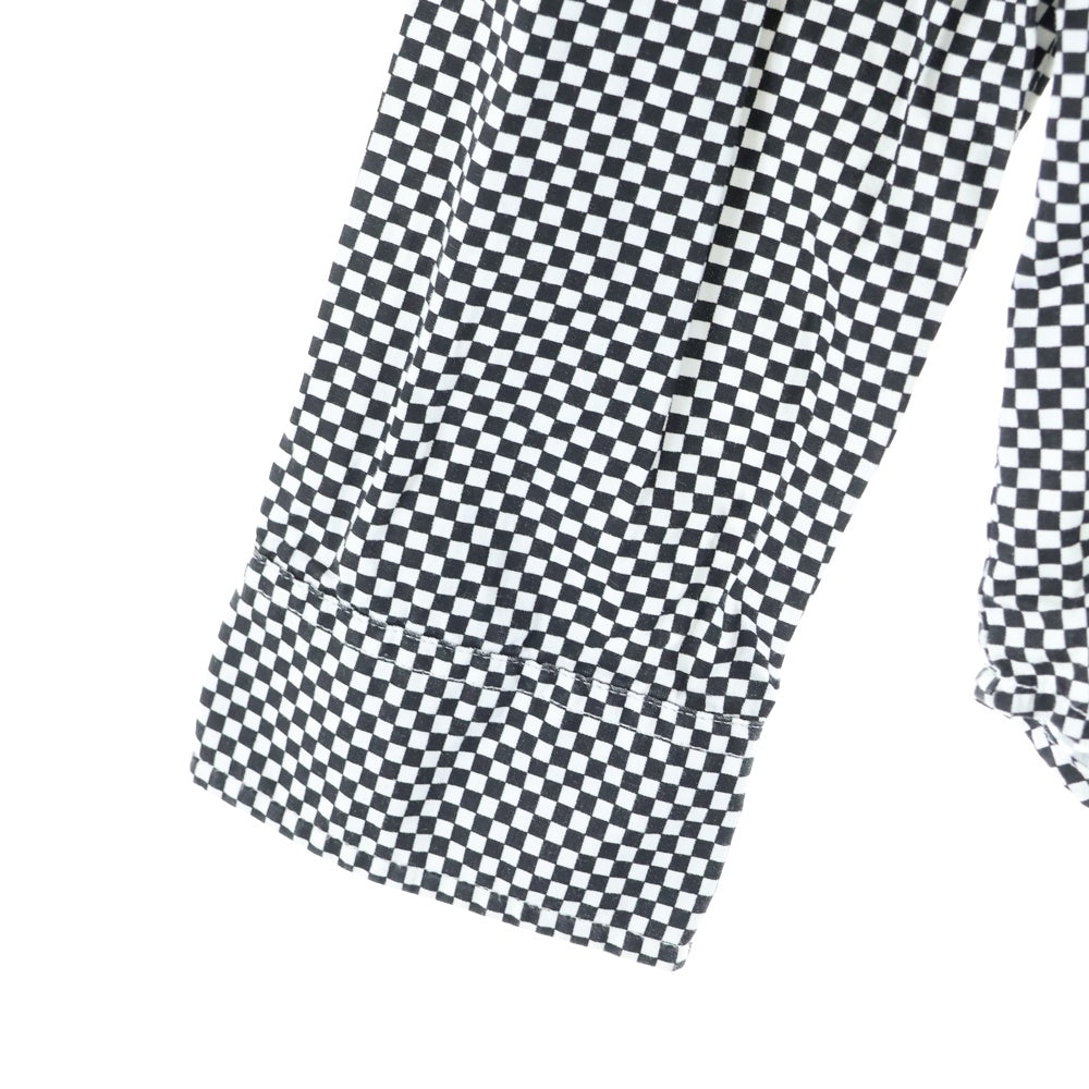 SUPREME(シュプリーム) ギンガムチェック ボタンダウン 長袖シャツ ブラック/ホワイト