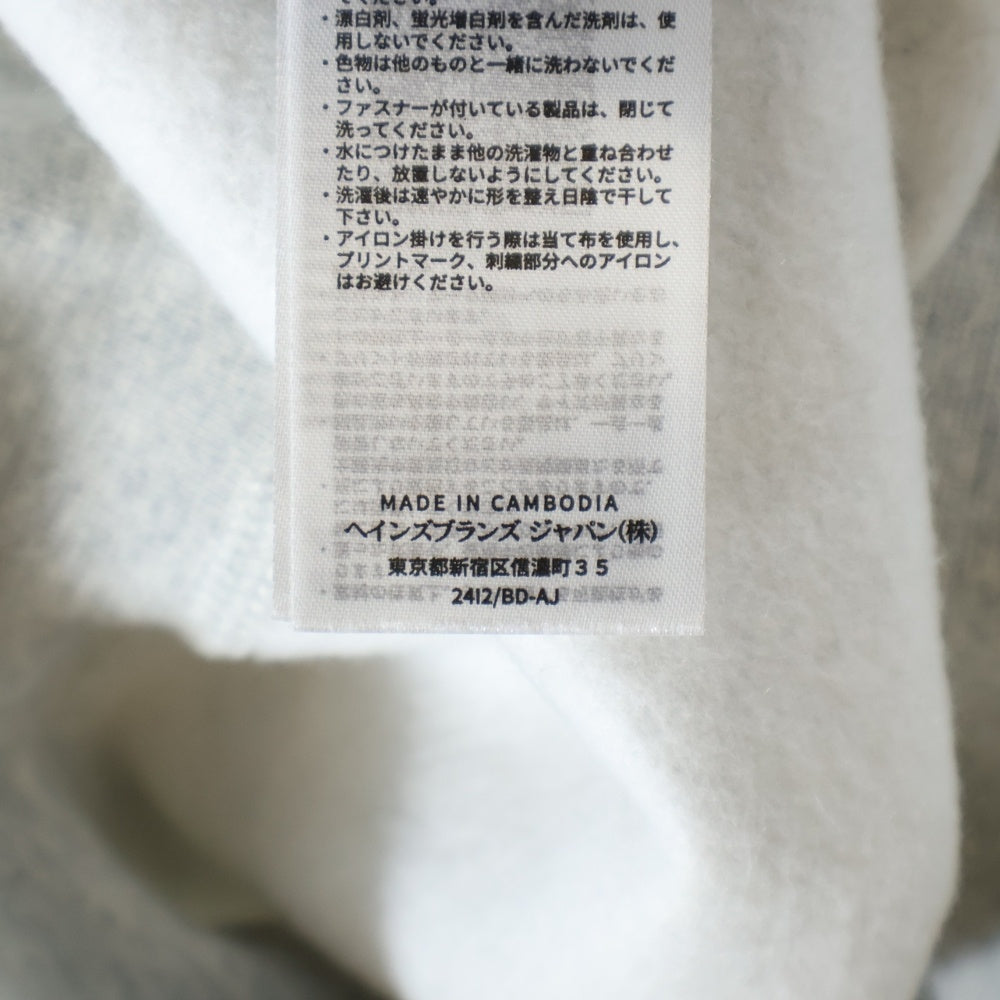 WTAPS(ダブルタップス) 24AW ×Champion Academy Crew Neck チャンピオン アカデミー フロントプリント クルーネック スウェット トレーナー グレー C8-B024