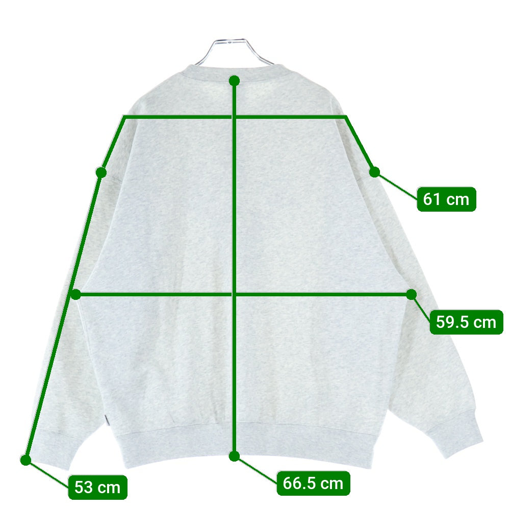 WTAPS(ダブルタップス) 24AW ×Champion Academy Crew Neck チャンピオン アカデミー フロントプリント クルーネック スウェット トレーナー グレー C8-B024