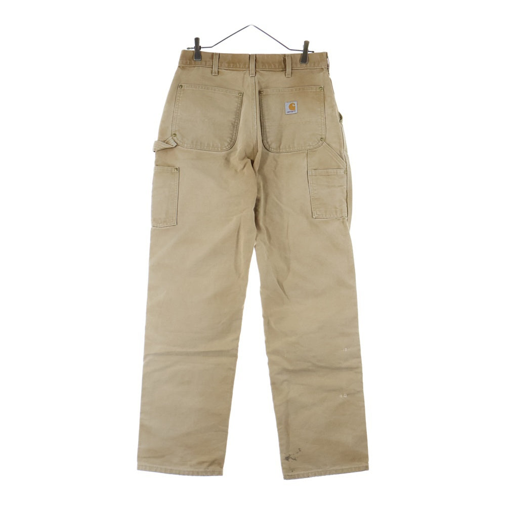 CARHARTT(カーハート) DUCK DOUBLE FRONT LOOSE FIT ルーズフィット ダック地 ダブルニー ペインターワークパンツ ブラウン B01-BRN