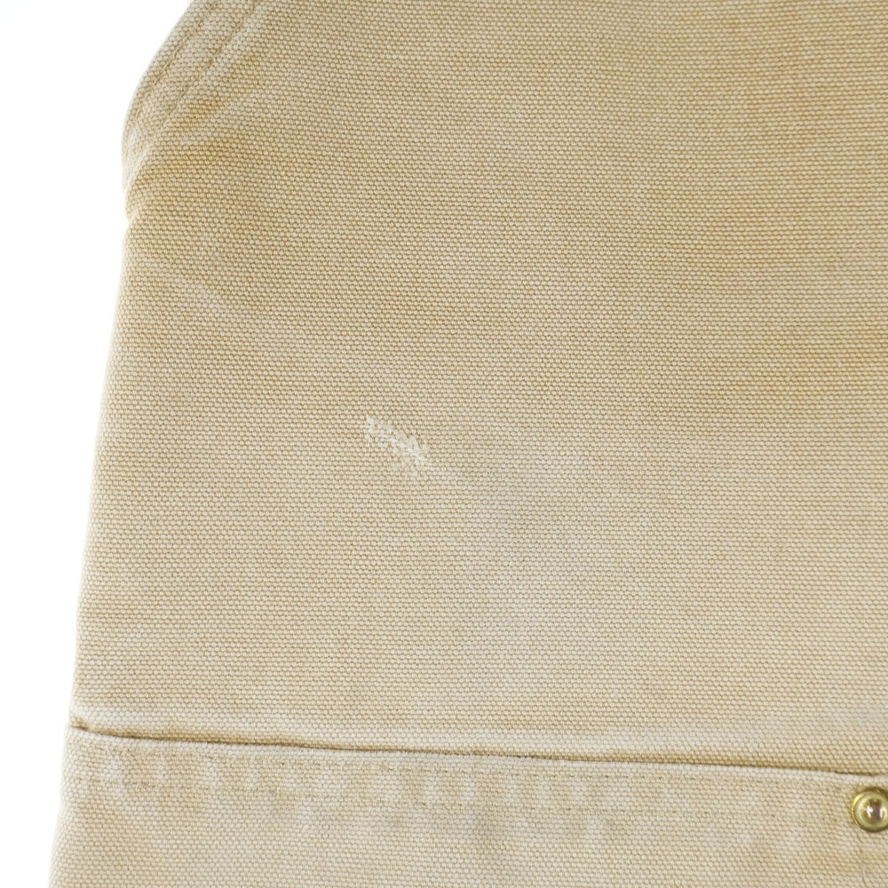 CARHARTT(カーハート) DUCK DOUBLE FRONT LOOSE FIT ルーズフィット ダック地 ダブルニー ペインターワークパンツ ブラウン B01-BRN