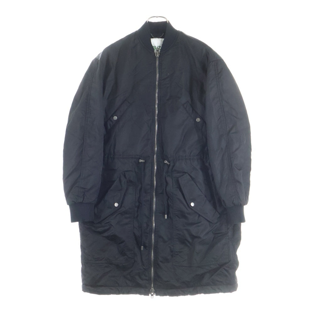 KENZO(ケンゾー) ロングフライト ジップアップ ナイロンジャケット ブラック F762MA1855AG レディース