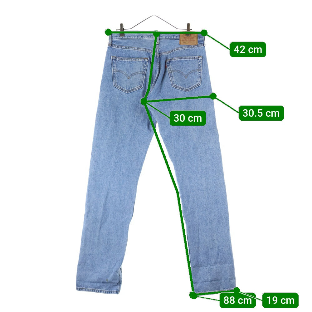 Levi's(リーバイス) 90S VINTAGE 501 ヴィンテージ 両面スモールe ボタン裏977 ボタンフライ ストレートデニムパンツ ジーンズ インディゴ 501-0134