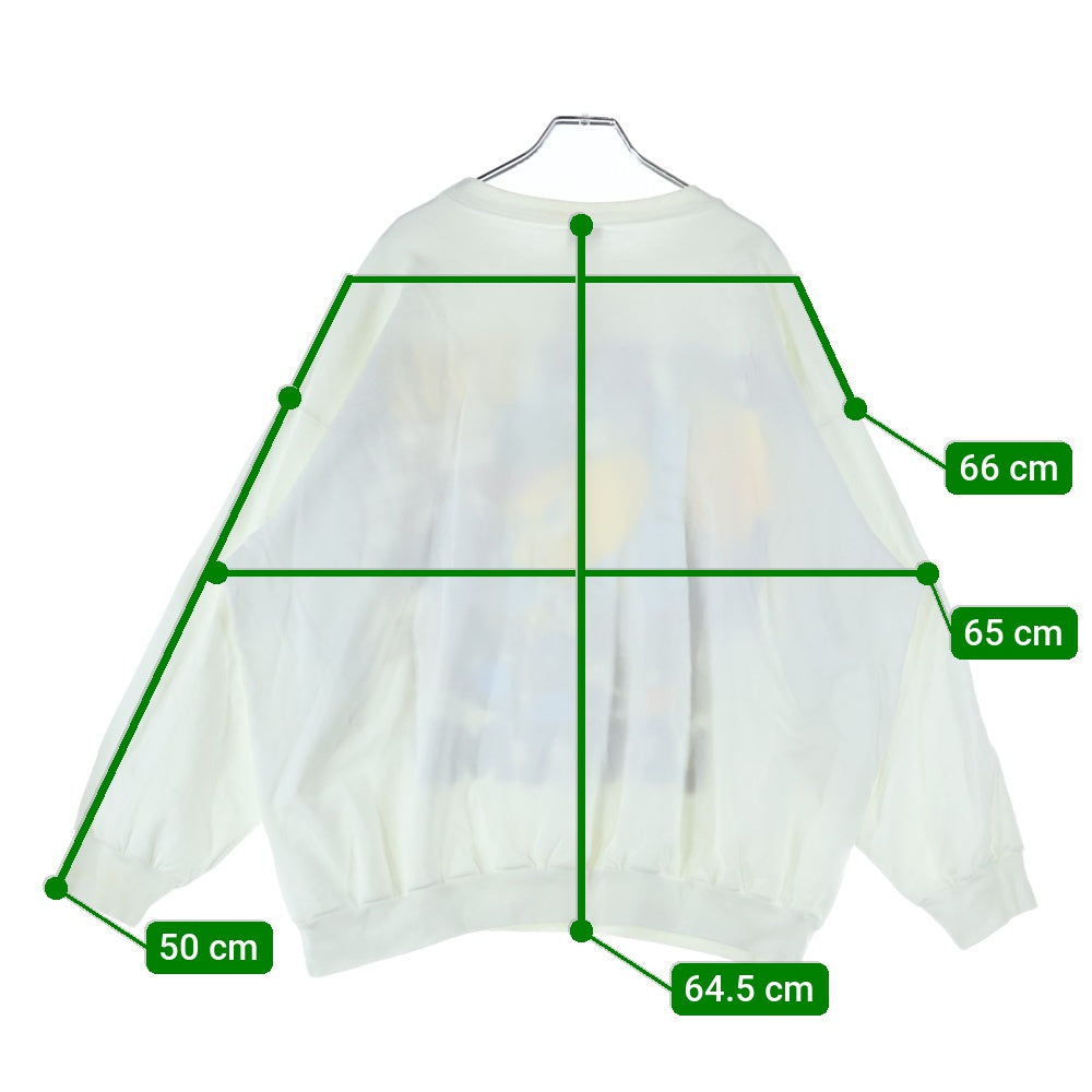 VINTAGE(ヴィンテージ) 90S VINTAGE LOONEY TUNES ヴィンテージ ルーニー テューンズ フロントプリント クルーネックスウェットトレーナー ホワイト