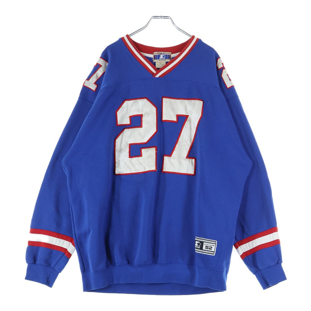 STARTER(スターター) ユニフォーム クルーネックスウェットトレーナー ブルー