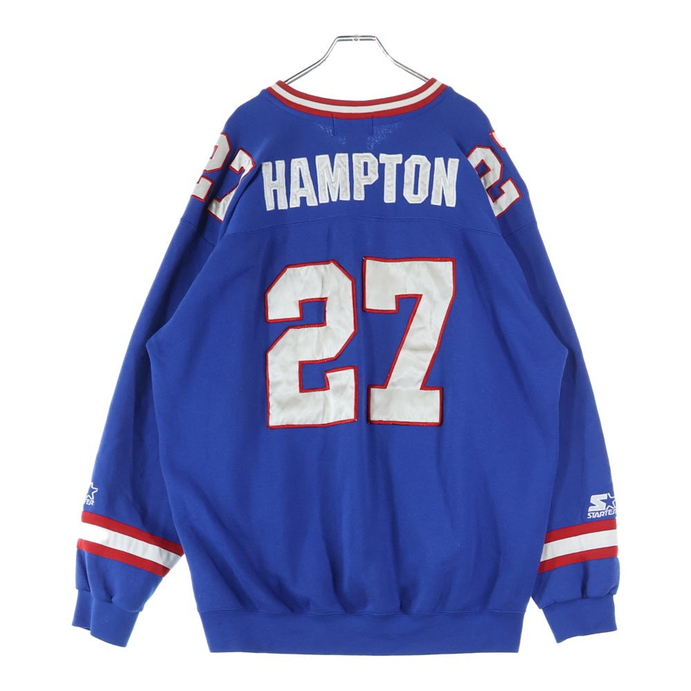 STARTER(スターター) ユニフォーム クルーネックスウェットトレーナー ブルー