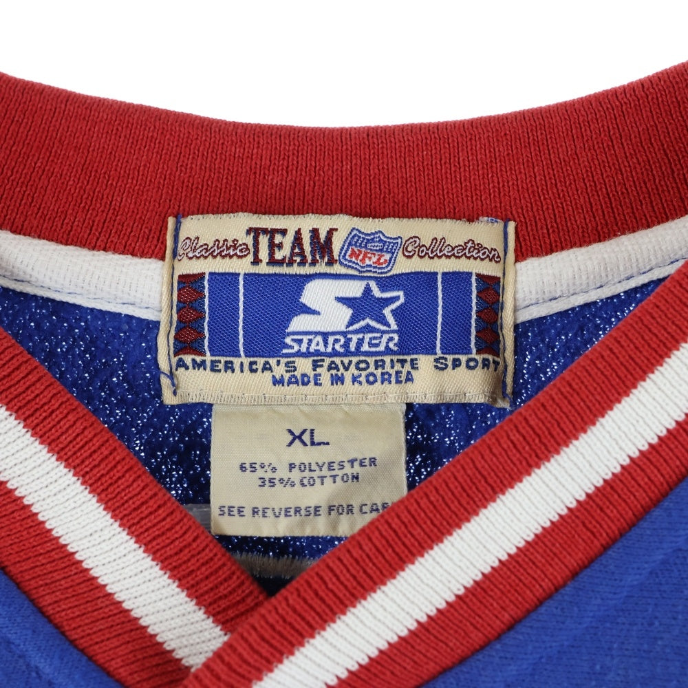 STARTER(スターター) ユニフォーム クルーネックスウェットトレーナー ブルー