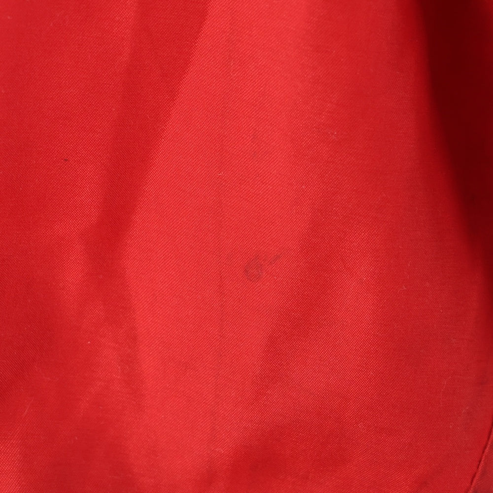 Reebok(リーボック) フロント刺繍 ロングスリーブ フットボールシャツ カットソー レッド