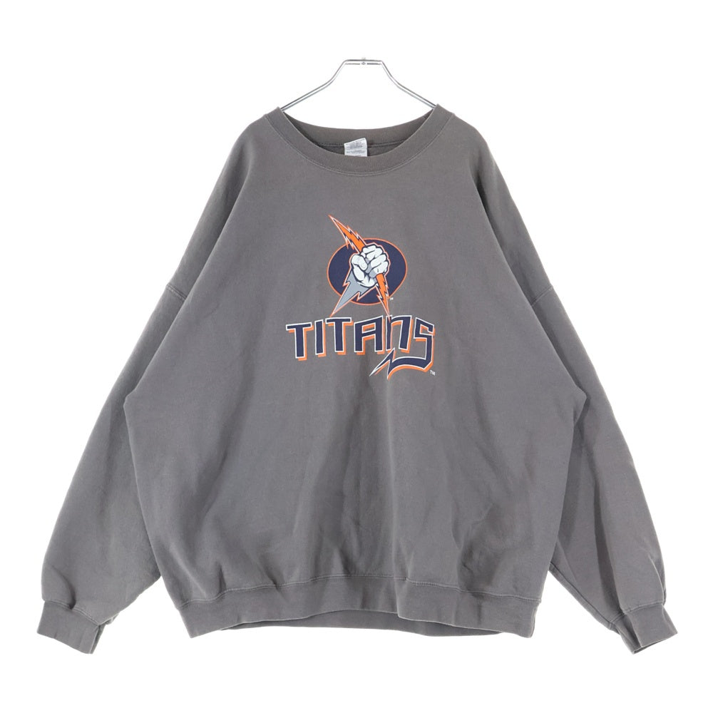 NO BRAND(ノーブランド) TITANS タイタンズ フロントプリント クルー