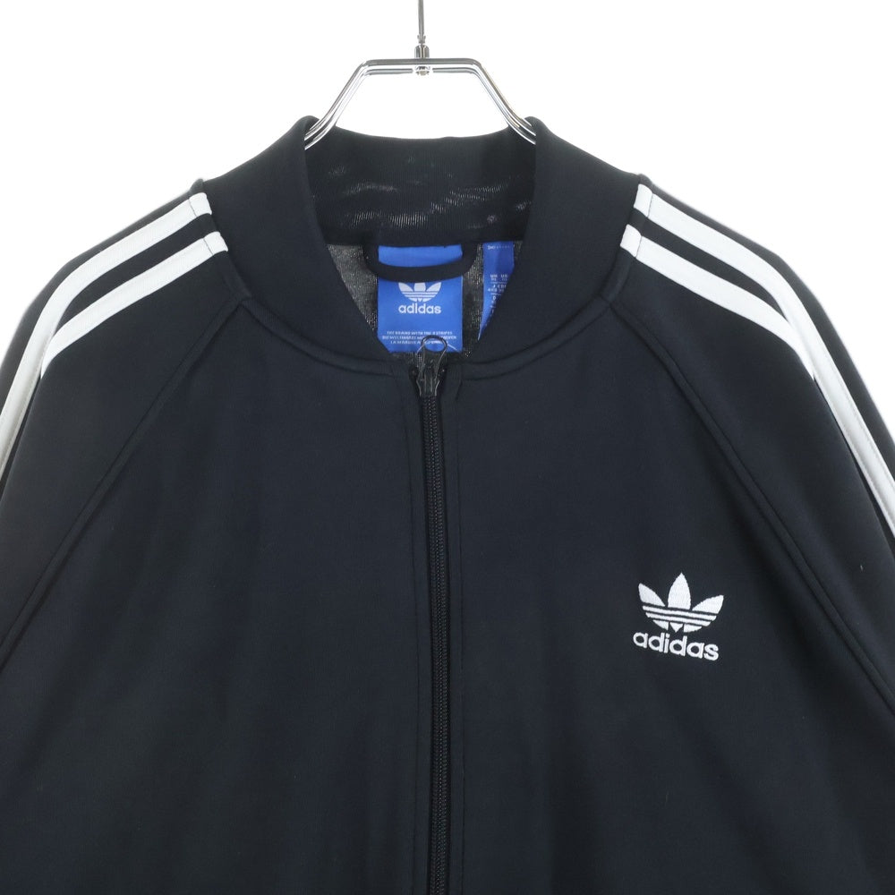 adidas(アディダス) サイドライン ジップアップ トラックジャケット ジャージ ブラック AY7059