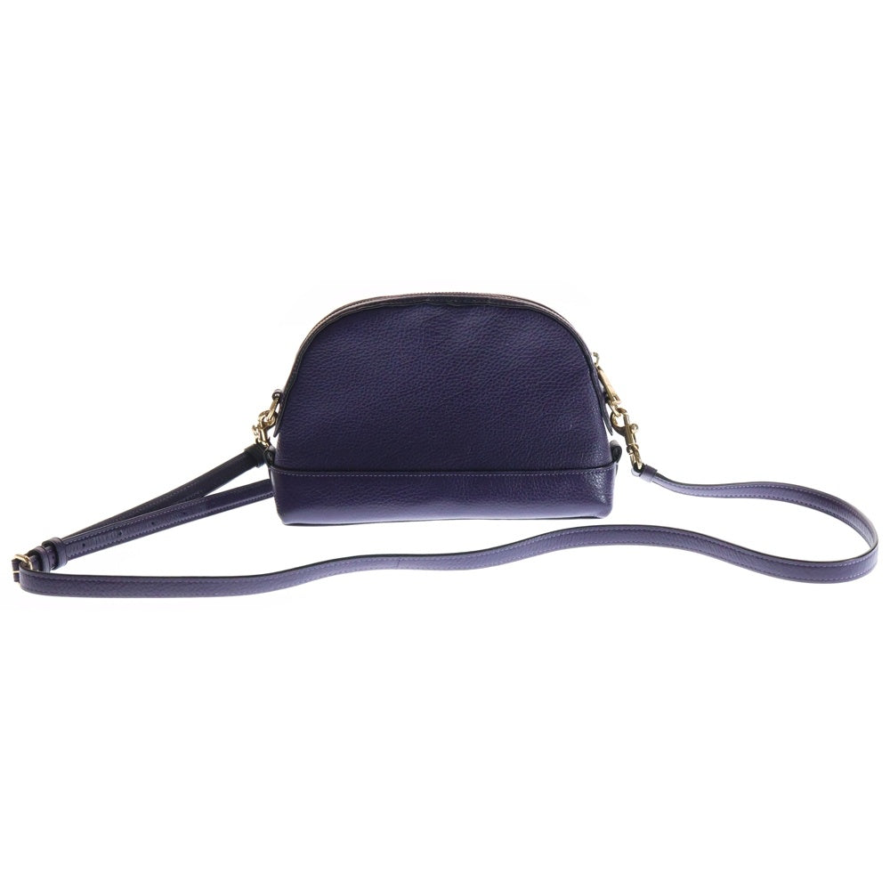 COACH(コーチ) ラウンド ロゴプレート ミニショルダーバック パープル F76673 レディース