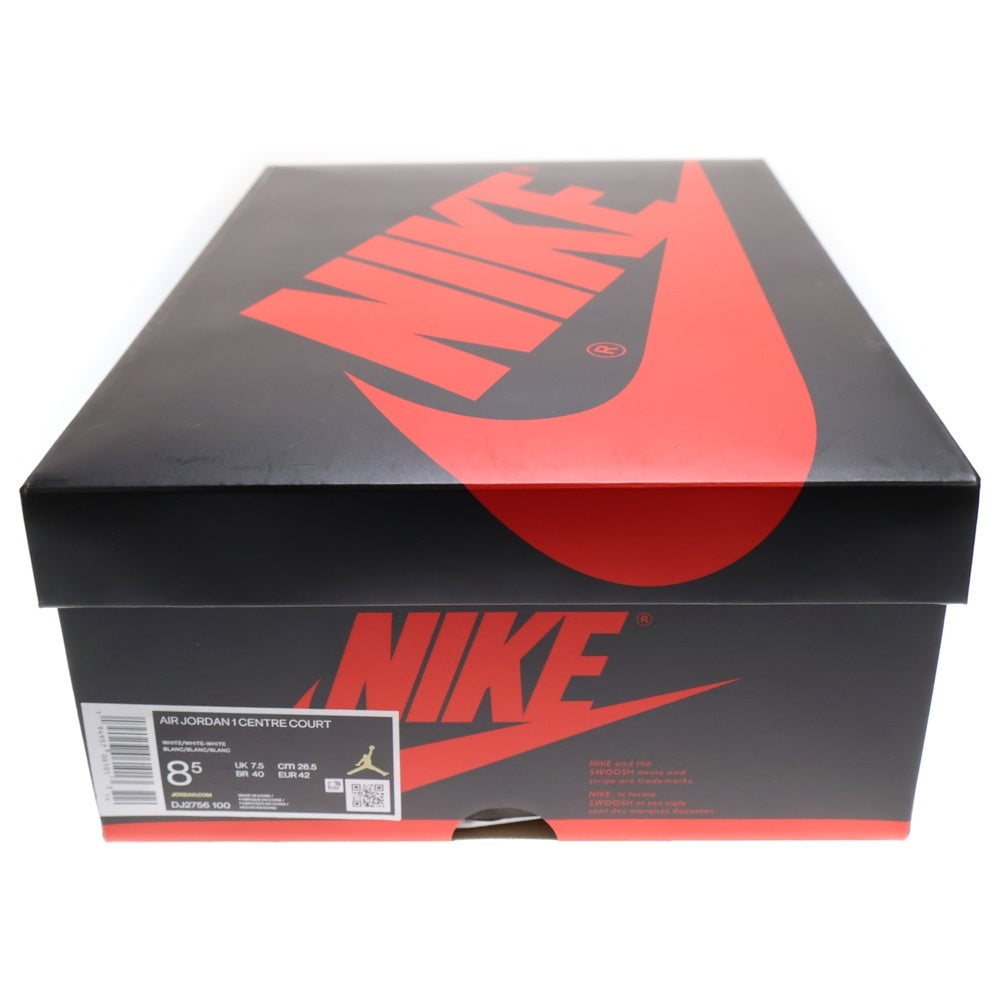 NIKE(ナイキ) AIR JORDAN 1 LOW CENTRE COURT WHITE ON WHITE エアジョーダン1 センターコート ホワイトオンホワイト ローカットスニーカー US8.5/26.5CM DJ2756-100