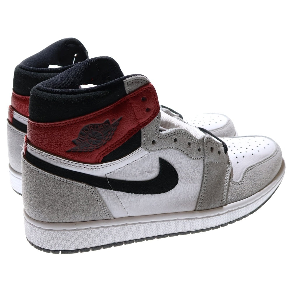 NIKE(ナイキ) AIR JORDAN 1 HIGH OG WHITE/BLACK/LIGHT SMOKE GREY エアジョーダン1 ホワイト/ブラック/ライトスモークグレー ハイカットスニーカー US9/27cm 555088-126