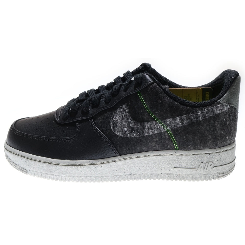 NIKE(ナイキ) AIR FORCE 1 LOW '07 LV8 BLACK/ELECTRIC/GREEN エアフォース1 ブラック/エレクトリック/グリーン ローカットスニーカー US8.5/26.5 CV1698-001