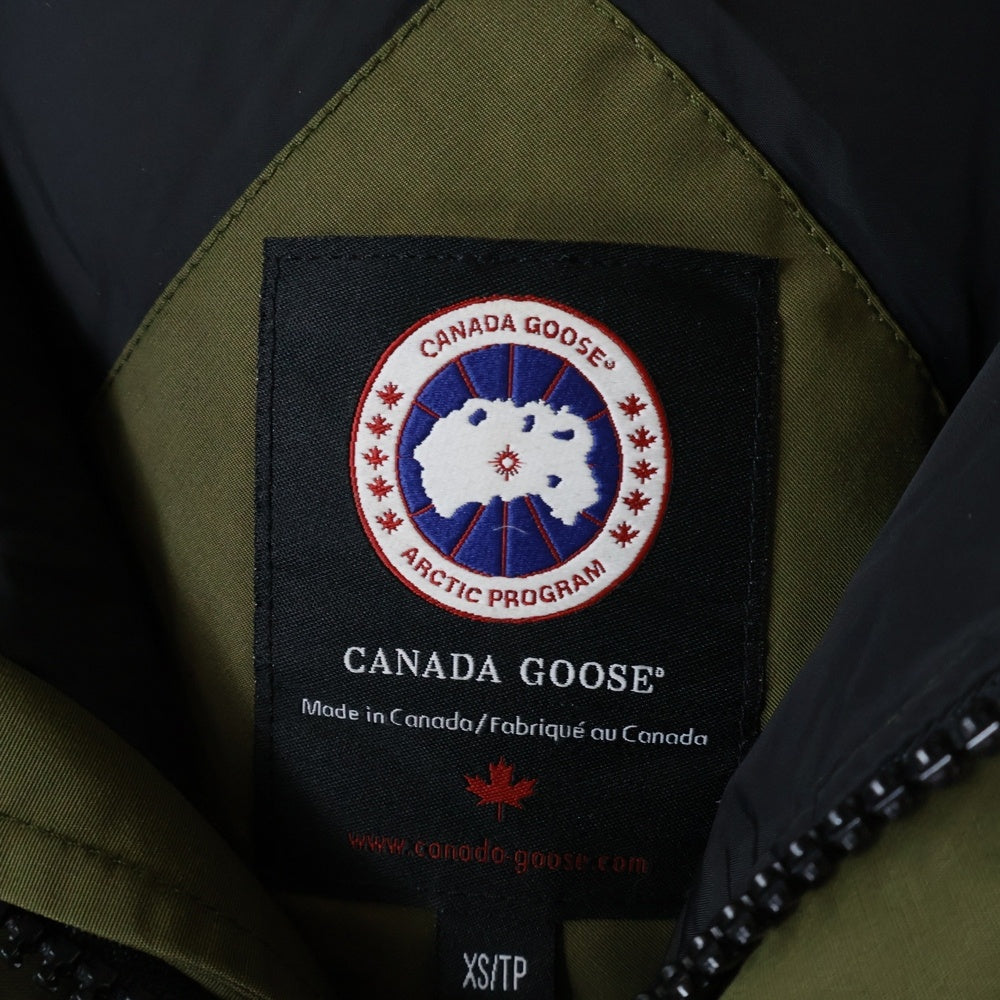 CANADA GOOSE(カナダグース) KINGSTON キングストン ブラックラベル ファーフーデットダウンジャケット カーキ 3455JMB R