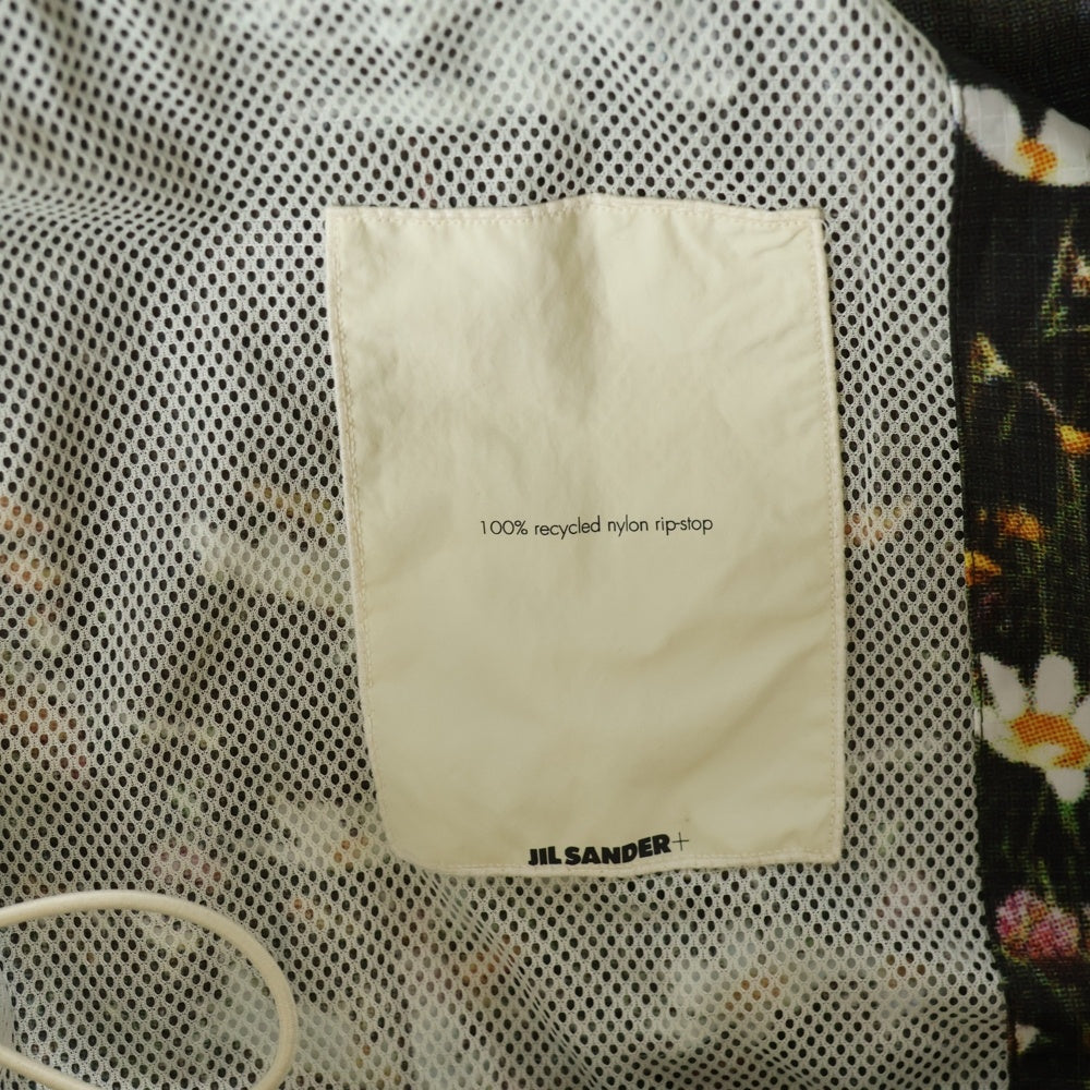 JIL SANDER +(ジルサンダープラス) 23SS 総柄 ナイロンフーデッドジャケット マルチカラー J47BN0115 J70106