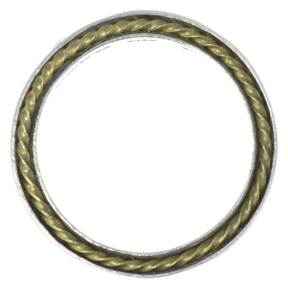 amp japan(アンプジャパン) Gold Twist Wire RG WH ゴールド ツイスト ワイヤーリング シルバー/ゴールド NMAJ-204WH