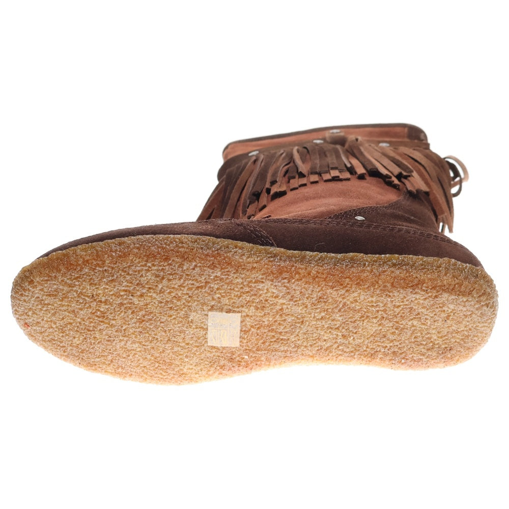 DIESEL(ディーゼル) BOOTFULL W ブーツフル スエード フリンジ カウレザーウエスタンブーツ ブラウン レディース 00YC30