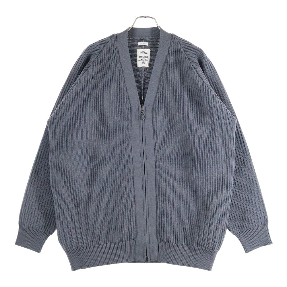 nanamica(ナナミカ) 25SS 5G Zip Cardigan ジップアップ ニット カーディガン グレー S25FJ013