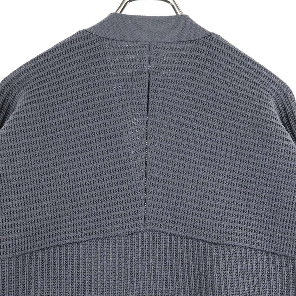 nanamica(ナナミカ) 25SS 5G Zip Cardigan ジップアップ ニット カーディガン グレー S25FJ013
