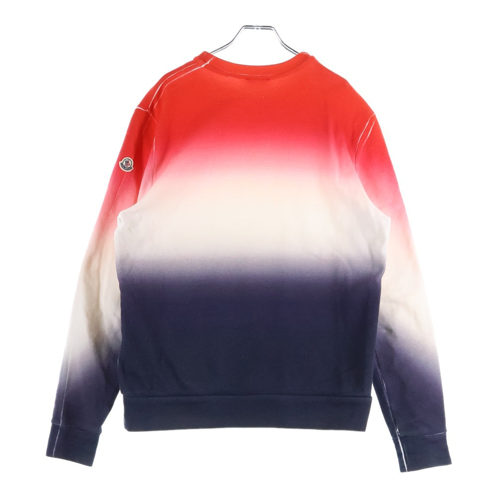 MONCLER(モンクレール) 18SS MAGLIA GIROCOLLO グラデーション クルーネック スウェットトレーナー マルチカラー D10918033850