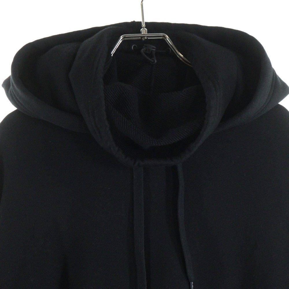 MINEDENIM(マインデニム) ハイネック コットン スウェット プルオーバーパーカー ブラック 2309-6005-99-L2