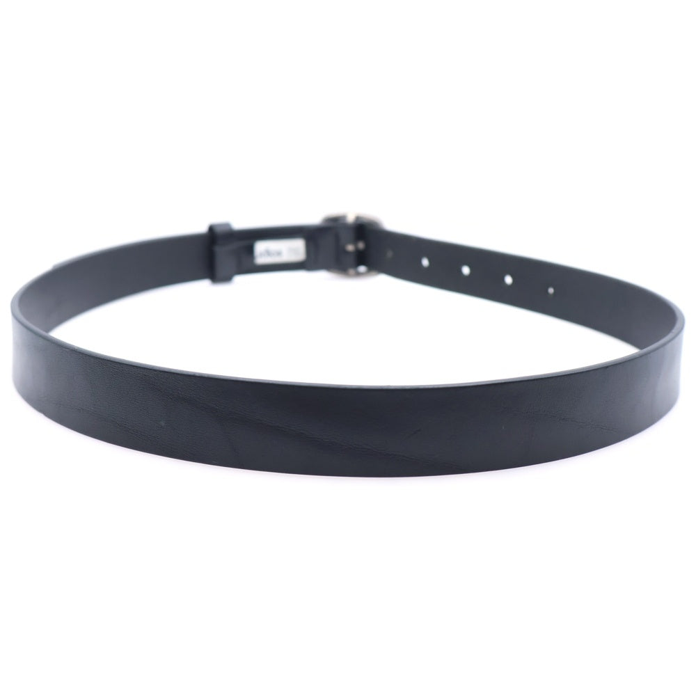 Acne Studios(アクネ ストゥディオズ) イタリア製 レザーベルト ブラック レディース