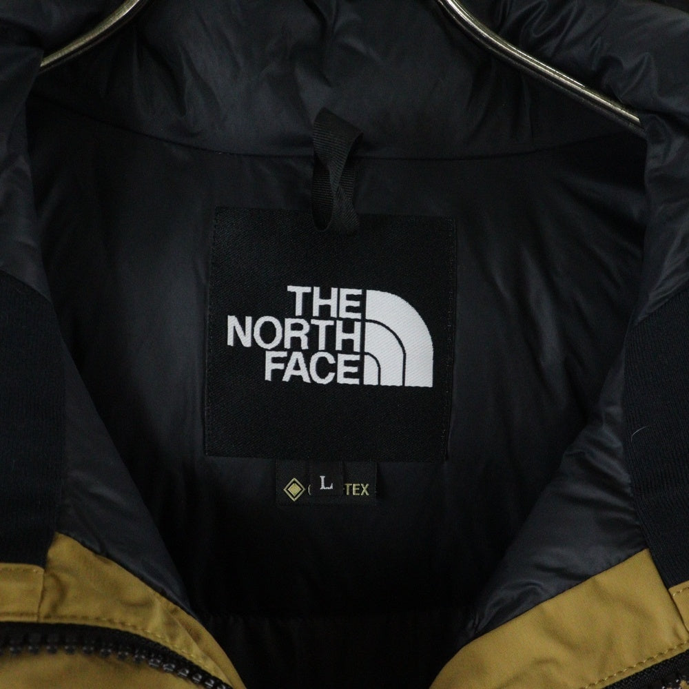 THE NORTH FACE(ザノースフェイス) MOUNTAIN DOWN JACKET GORE-TEX ゴアテックス マウンテン ダウン ジップアップ ナイロン ジャケット ベージュ ND91930