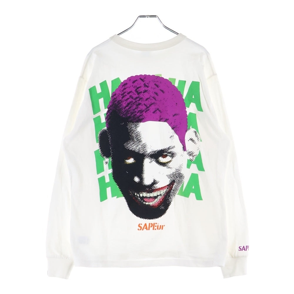 SAPEur(サプール) 両面ロゴデザイン ロッドマン クルーネック