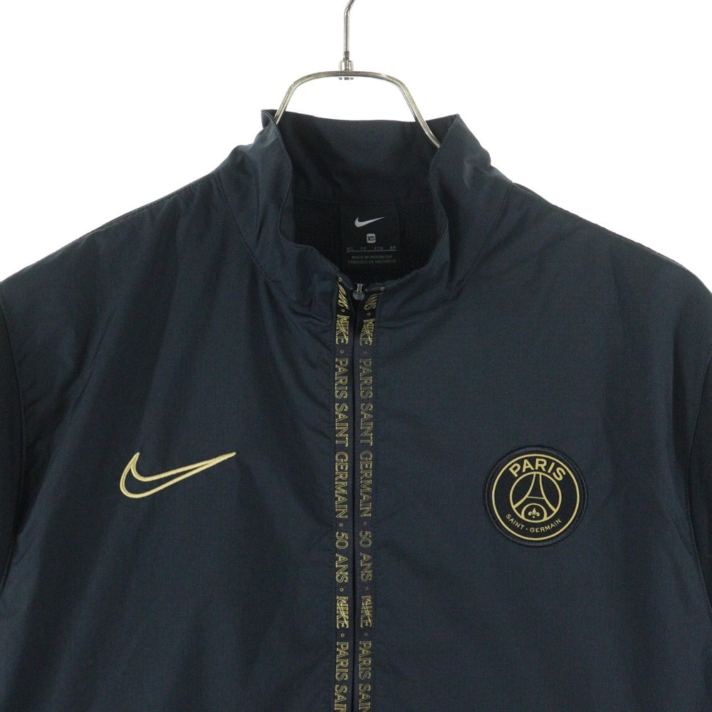 NIKE(ナイキ) ×PARIS SAINT GERMAIN パリサンジェルマン ハーフジップ トラックジャケット ブラック CJ6625-010
