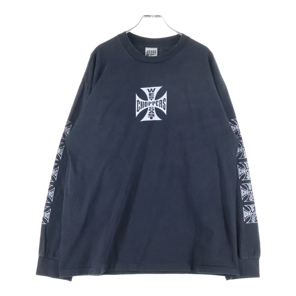 VINTAGE(ヴィンテージ) WEST COAST CHOPPERS USA製 ウエストコーストチョッパーズ 両面アームプリント 長袖Tシャツ