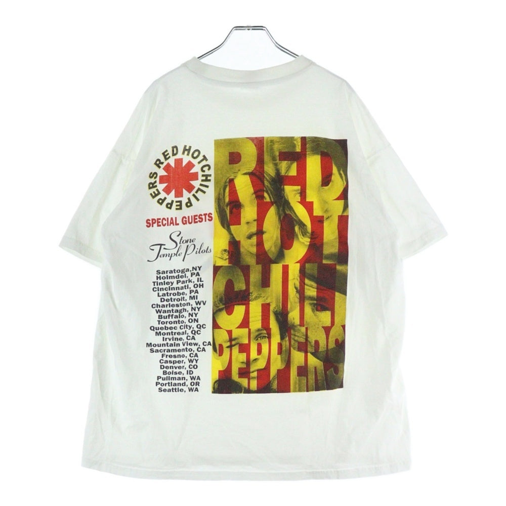 VINTAGE(ヴィンテージ) RED HOT CHILI PEPPERS CALIFORNICATION SPECIAL GUESTS STONE TEMPLE PILOTS BOOTLEG BASIC WEAR ハイチ製 レッドホットチリペッパーズ 半袖Tシャツ ブートレグ
