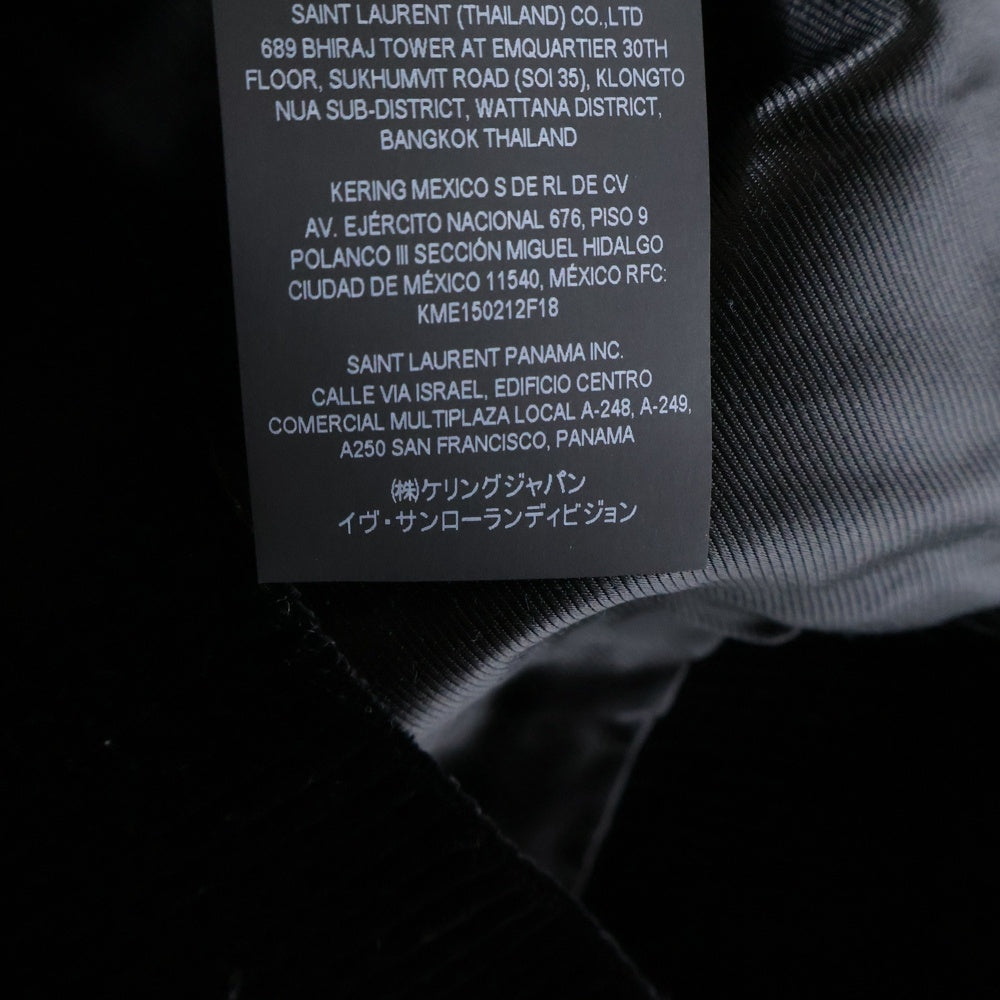 SAINT LAURENT PARIS(サンローランパリ) 22AW TEDDY JACKET DARK FOREST ダークフォレスト テディカレッジブルゾン ジャケット 711490 Y615W グリーン