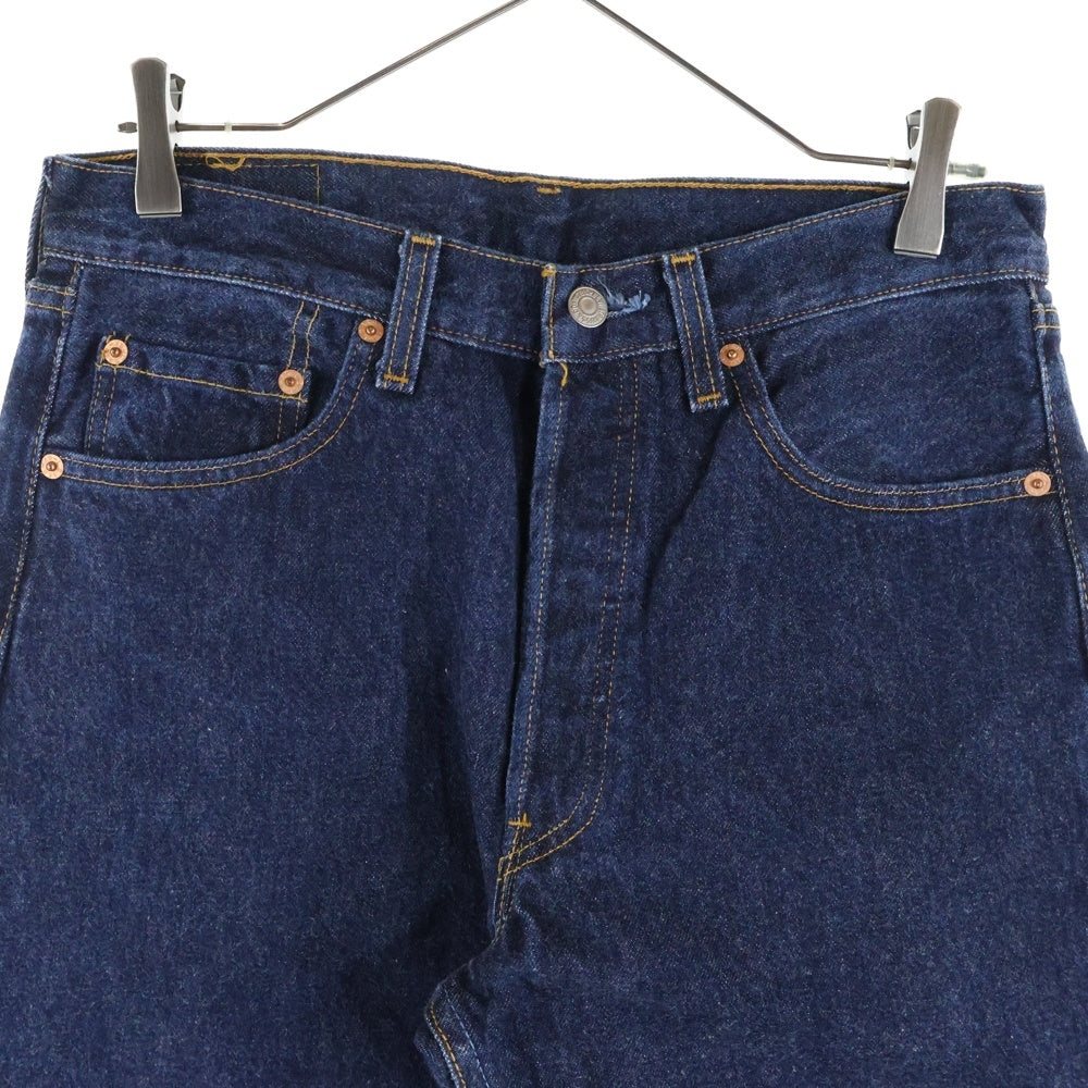 Levi's(リーバイス) 501 USA製 ボタンフライ リジッド デニムパンツ ジーンズ インディゴ 501-6215