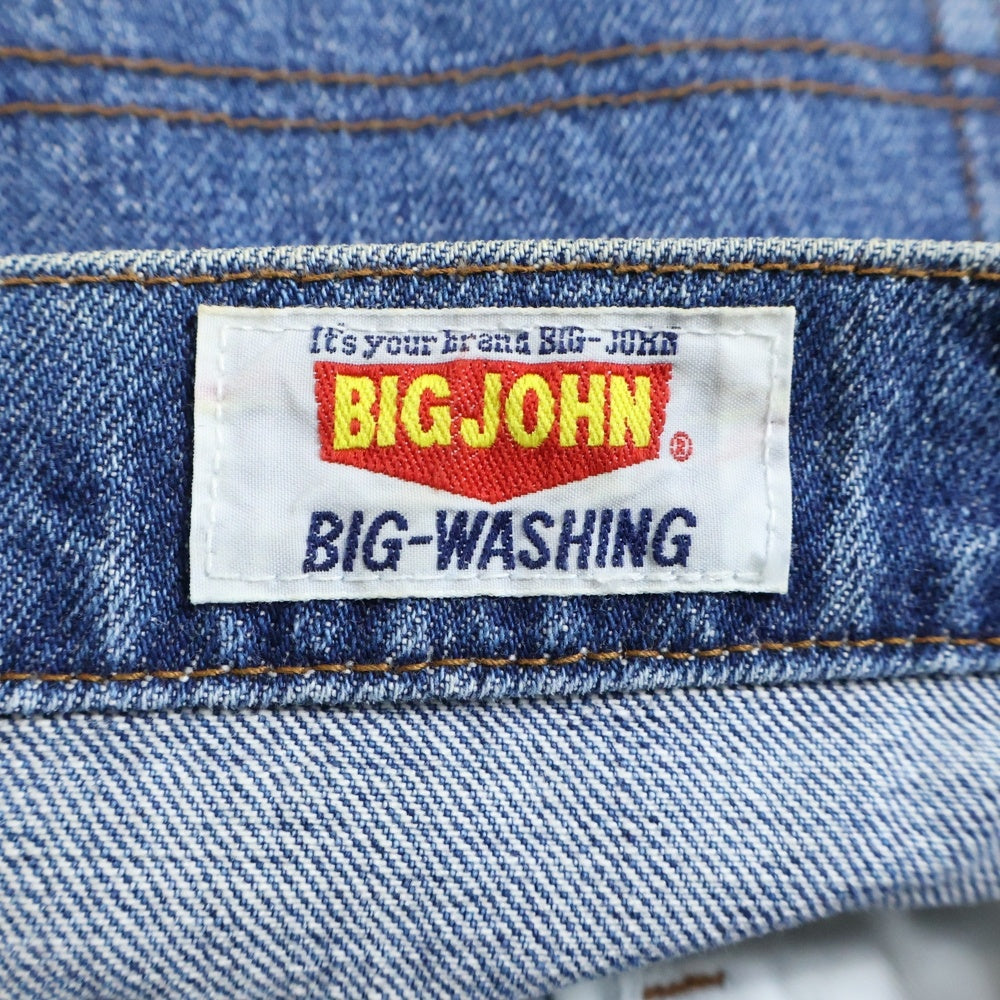 BIG JOHN(ビッグジョン) ジップフライ ストレート デニムパンツ ライトブルー SP104