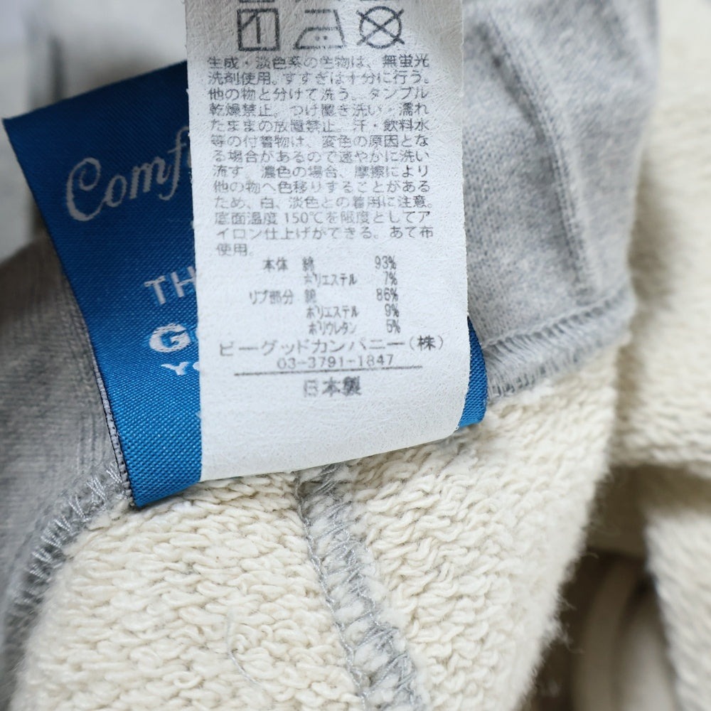 Good On(グッドオン) GOOD ON グッドオン ガーメントダイ ドローストリング スウェットパンツ ライトグレー