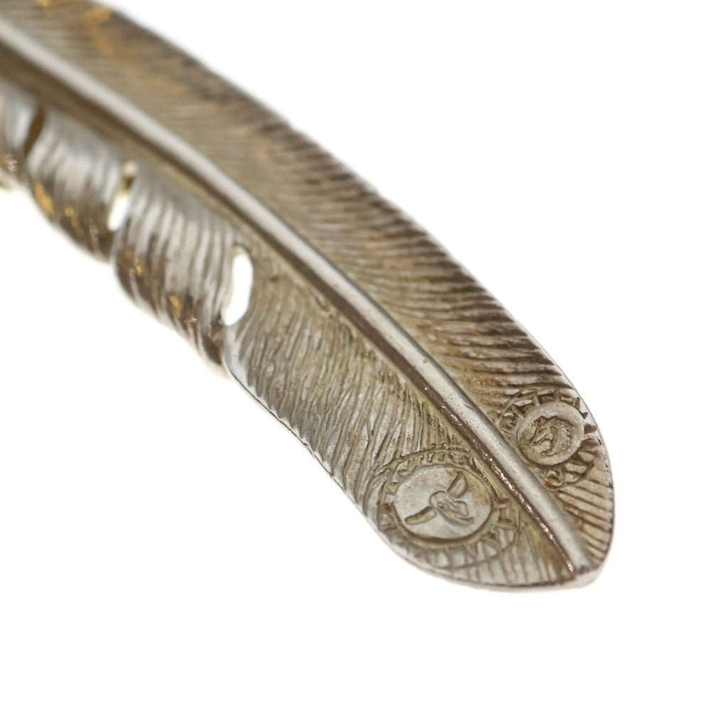 TADY & KING(タディアンドキング) 特大ハートK18フェザー 右向き ペンダントトップ シルバー/ゴールド