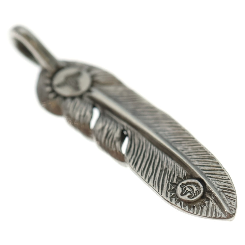 TADY & KING(タディアンドキング) SVフェザー Mサイズ 右向き ペンダントトップ シルバー